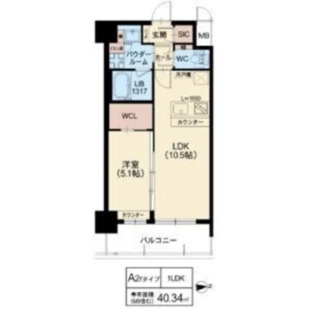 江坂駅 徒歩7分 6階の物件間取画像